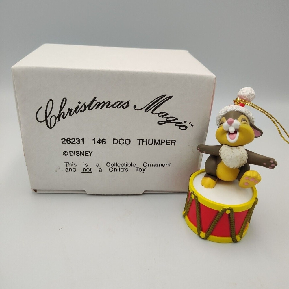 Thumper Grolier Disney Christmas Magic Ornament DCO